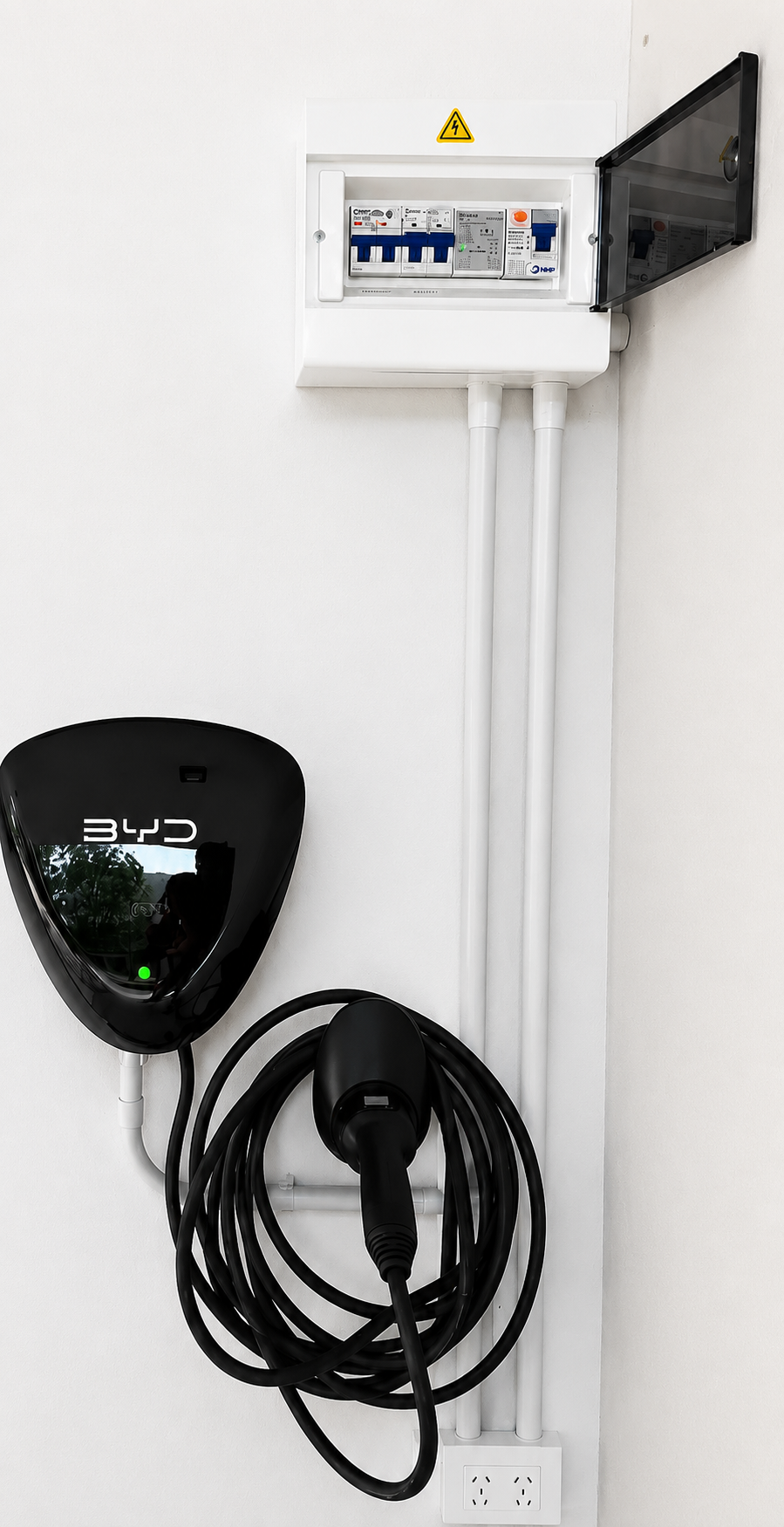 Tablero de protección para vehículo eléctrico